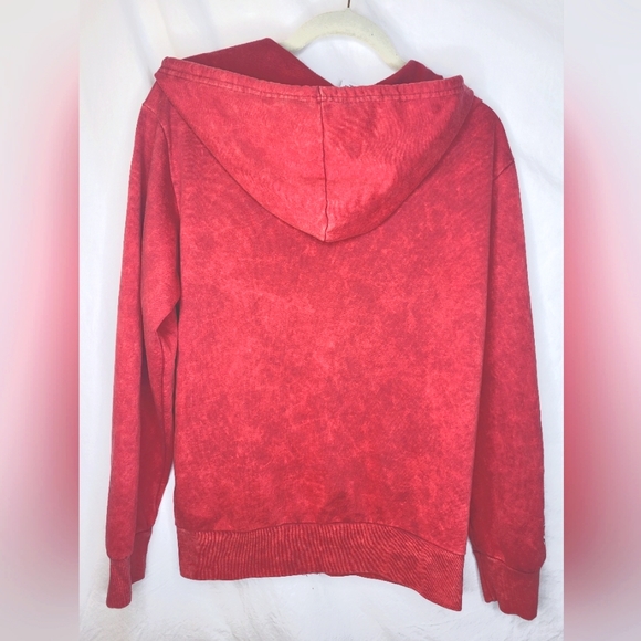 Marvel Deadpool Hoodie Mens Size Small Red Very Nice ♥️ - Picture 2 of 4